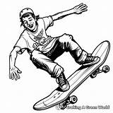 Skateboard Coloring Pages  Free & Printable sketch template