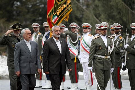 Hamas Premier, Ismail Haniya, Visits Iran - The New York Times