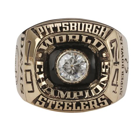 1974 Pittsburgh Steelers Super Bowl Ring | Super bowl rings, Steelers ...