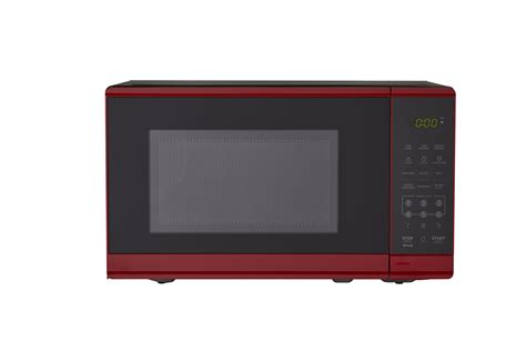 Microwave Ovens Small Appliances Red Mainstays 700W Output Microwave ...