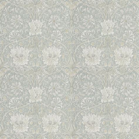 Pure Honeysuckle and Tulip by Morris - Grey Blue - Wallpaper : Wallpaper Direct | Morris ...