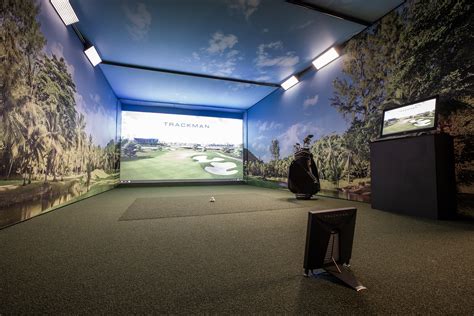 Indoor Golf Simulator | Golf simulators, Indoor golf simulator, Golf room