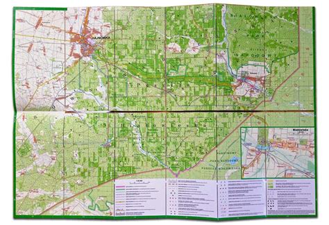 Białowieża Forest Laminated Map – Wild Poland