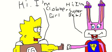 Clobber Girl meets Super Babs by Simpsonsfanatic33 on DeviantArt