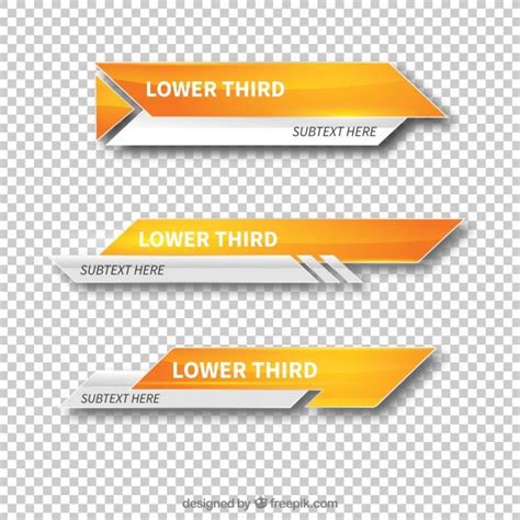 Modern Lower Third Templates | Infographic powerpoint, Lower thirds, Creative poster design