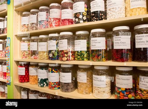 Old Fashioned Sweet Shop Interior Stock Photos & Old Fashioned Sweet ...