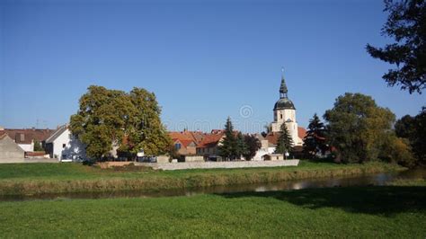 Schweinitz (Jessen) in Germany Stock Photo - Image of tower, blue: 66307256