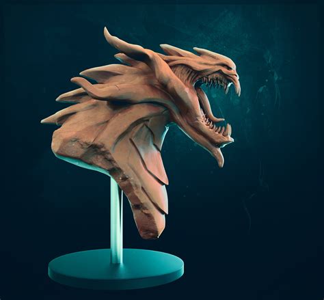 ArtStation - Dragon Bust