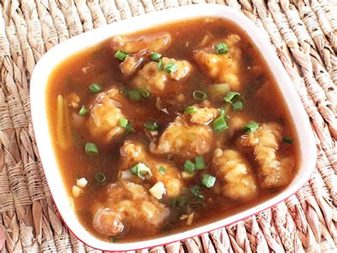 Gobi Manchurian Gravy Recipe - Soupy Cauliflower Manchurian - Step by Step Recipe