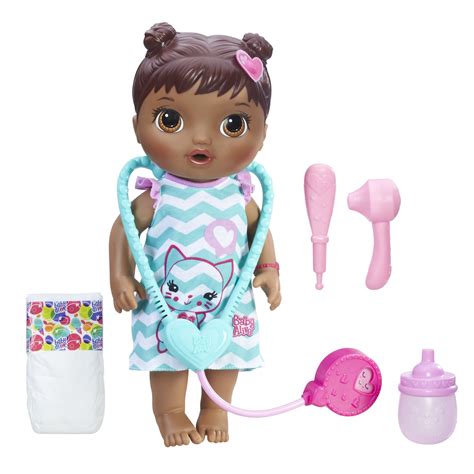 Baby Alive Better Now Bailey Black Hair Doll Playset, 7 Pieces Included - Walmart.com