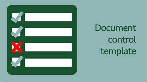 Document Control Template - Excel off the grid