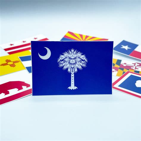 South Carolina State Flag Sticker