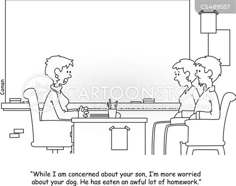 Teacher-parent Conference Cartoons and Comics - funny pictures from CartoonStock