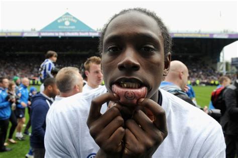 Caption the Photo: Soccer Player Nile Ranger Tattoos his Name on his Face - BlackSportsOnline