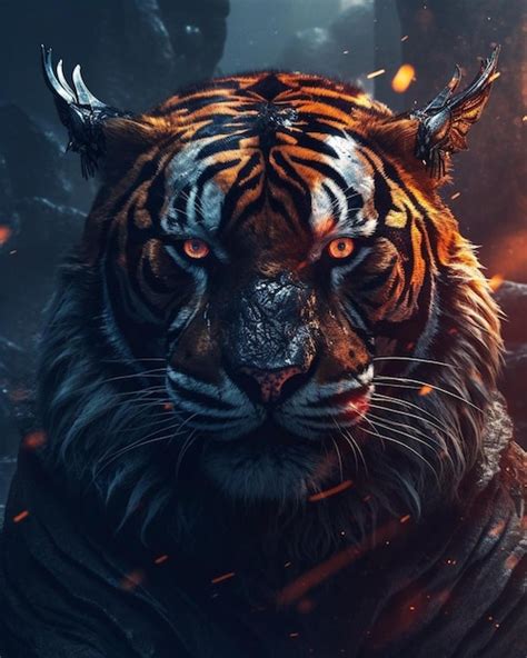 Premium Photo | The tiger king wallpapers hd wallpapers