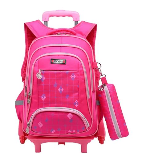 Aliexpress.com : Buy Children School Bags boys girls 6 Wheels Can climb ...