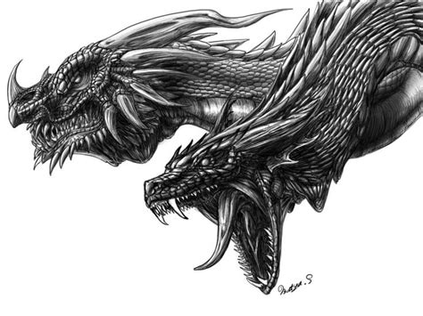 20 Awesome Dragon Drawings | Dragons | Cool dragon drawings, Realistic ...