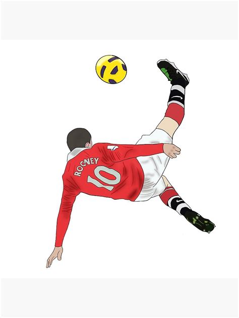 "Wayne Rooney - Bicycle Goal" Poster by artbyjac0b | Redbubble