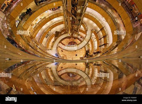 The Lotte World Avenuel Mall interior at the Lotte World Tower in ...