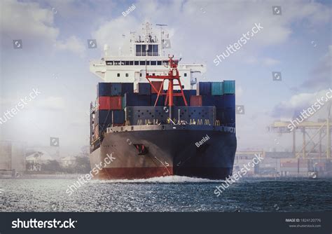 Logistics Transportation Container Cargo Ship Stock Photo 1824120776 | Shutterstock