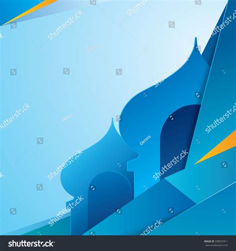 Islamic Background Template Mosque Stock Vector (Royalty Free) 338925911 | Shutterstock