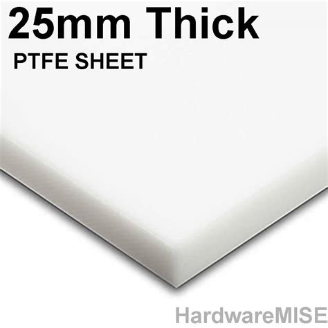 PTFE Sheet White Plate Thickness 25mm Molded Sheet Malaysia Ready Stock