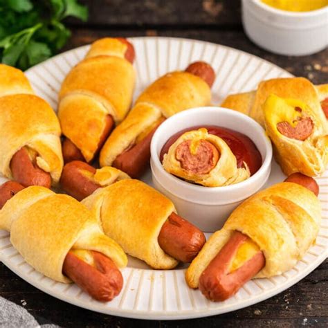 Cheese Stuffed Crescent Roll Hot Dog Recipe (so good!) - Bowl Me Over