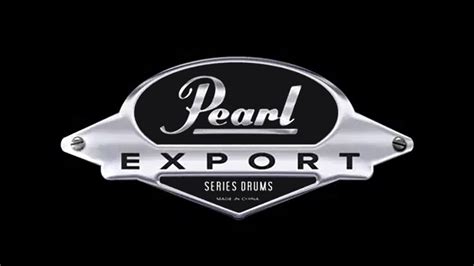 Pearl Export Series Drums Badge Lot For Tom Snare Or Bass Drum 2000’s Gold With Black Script ...