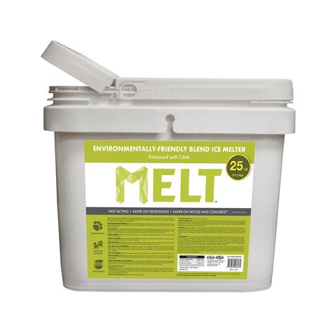 Snow Joe MELT 25 lb. Environmentally-Friendly Blend Ice Melter Bucket-MELT25EB-BKT - The Home Depot