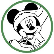 Mickey Mouse Christmas Coloring Pages | Disneyclips.com