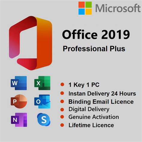 Jual Microsoft Office 2019 Pro Plus Retail Digital Lifetime 1 Device ...