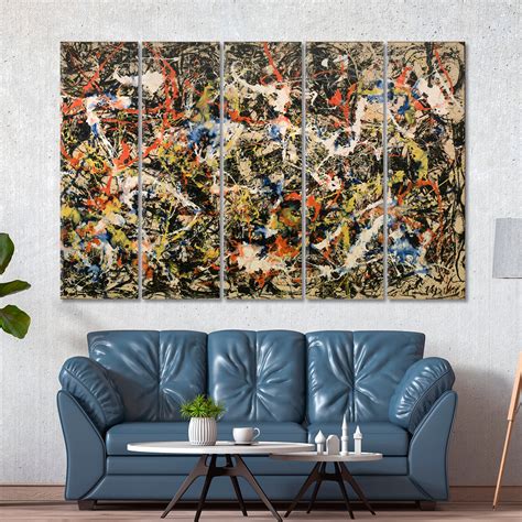 CONVERGENCE Jackson Pollock's Style – Artesty.com