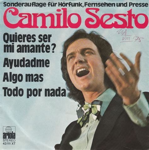 Camilo Sesto – Quieres Ser Mi Amante? (1974, Vinyl) - Discogs