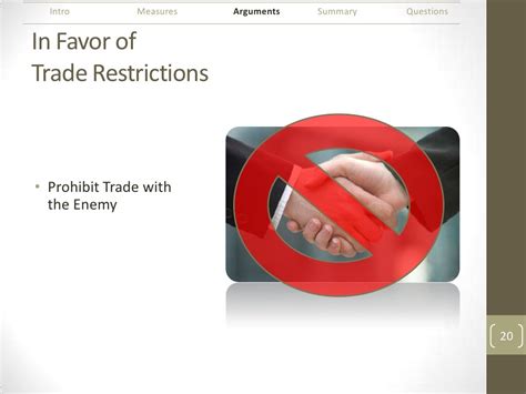 Pros and Cons of Trade Restrictions