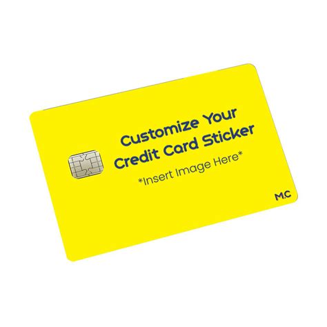 Customize Your Credit Card Sticker