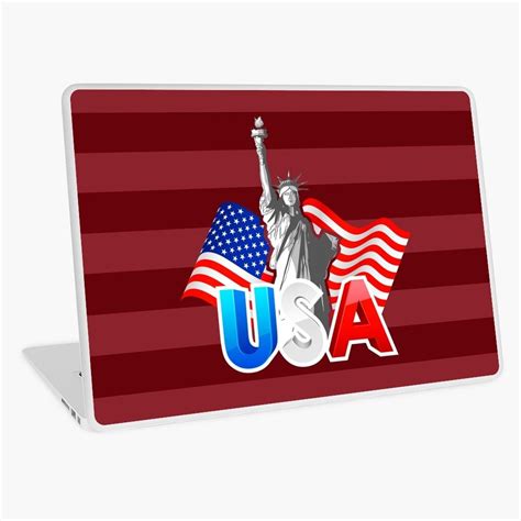 States In America, United States, Usa Flag, Laptop Skin, Statue Of Liberty, Vinyl Decals ...