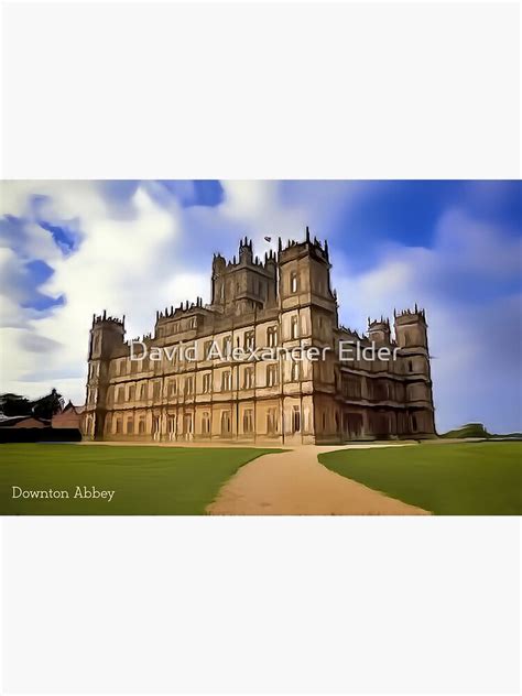 "Downton Abbey Digital Art" Poster for Sale by davidelder | Redbubble