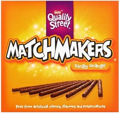 Quality Street Matchmakers Orange Flavoured Chocolate Sticks, 130g : Amazon.co.uk: Grocery