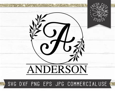 Monogram SVG File Instant Download Monogram Letter Font Svg | Etsy Canada