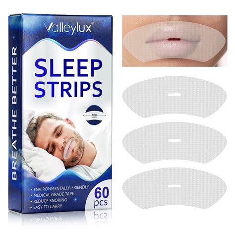 60 Pcs Mouth Tapes by SEFUDUN - 100mm Dia Anti Snoring Devices, Snore Stopper, Sleep Strips ...