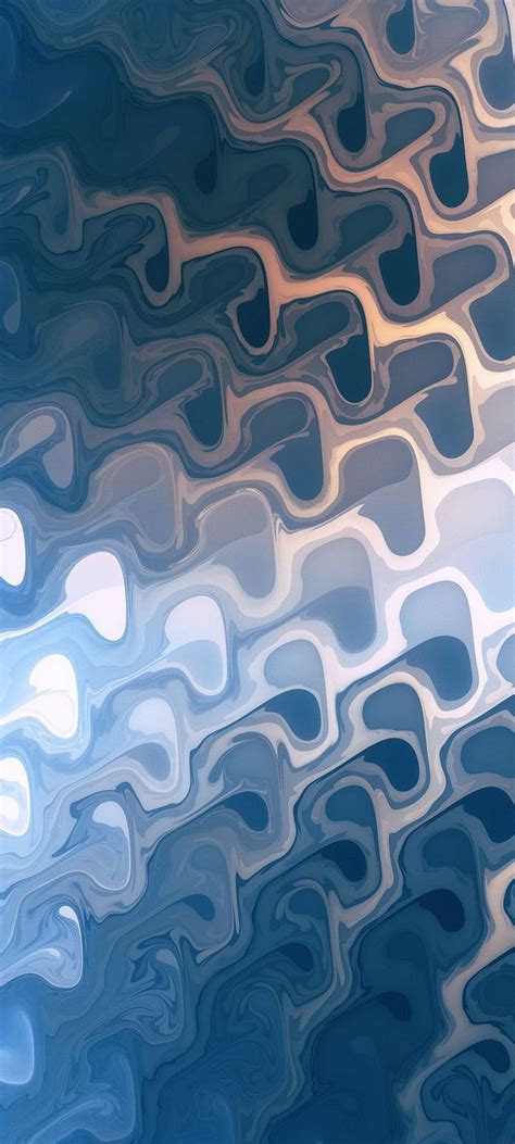 Painted Blue 3D Abstract Wallpaper - [720x1600]