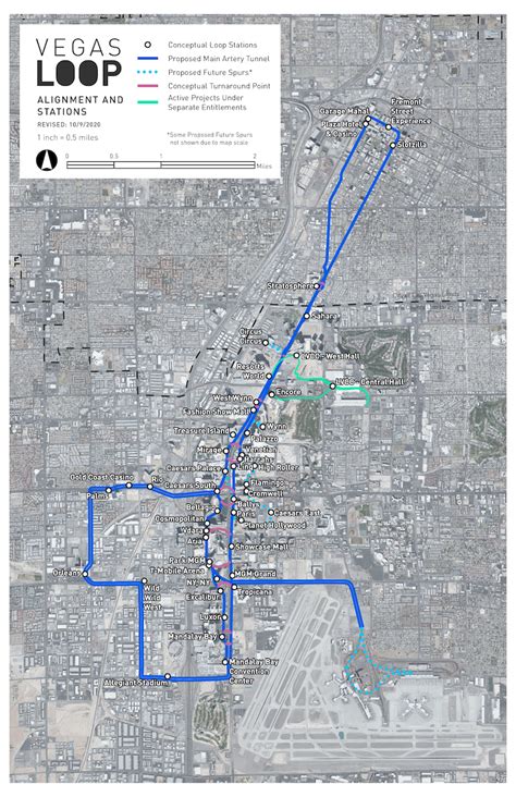 100920 Vegas Loop Concept Map - TESLARATI