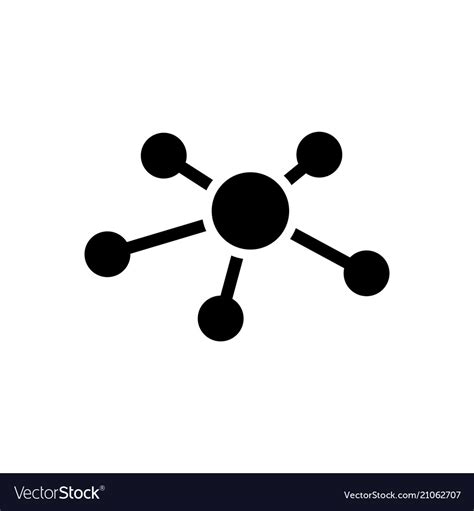 Business network icon Royalty Free Vector Image