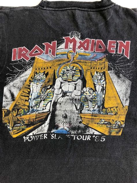 Vintage 1985 Iron Maiden Powerslave Tour Tee - Gem