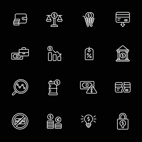 16 Free Economy Vector Icons (AI)