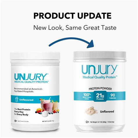 Unjury Unflavored High Whey Protein Powder