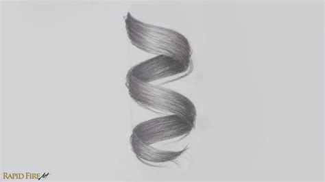 How To Draw Curly Hair With Pencil