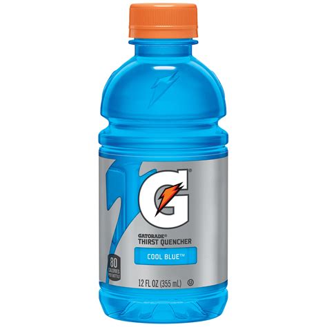 Gatorade Thirst Quencher Sports Drink, Cool Blue, 12 Fl Oz, 12 Count ...