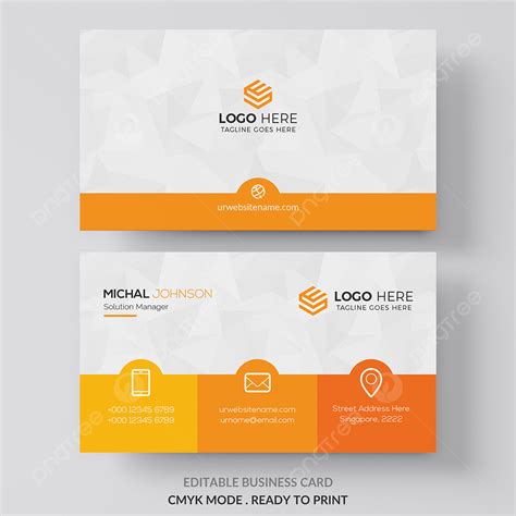 Business Card Psd Template Template Download on Pngtree