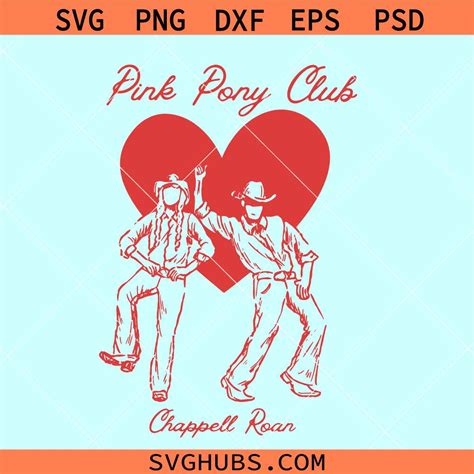 Pink Pony Club Chappell Roan SVG, Pink Pony Club SVG, Cowgirl singer svg